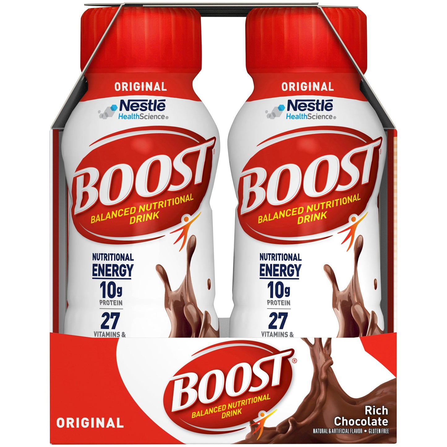 Boost Original Rich Chocolate Nutritional Drink - 8 oz Bottle