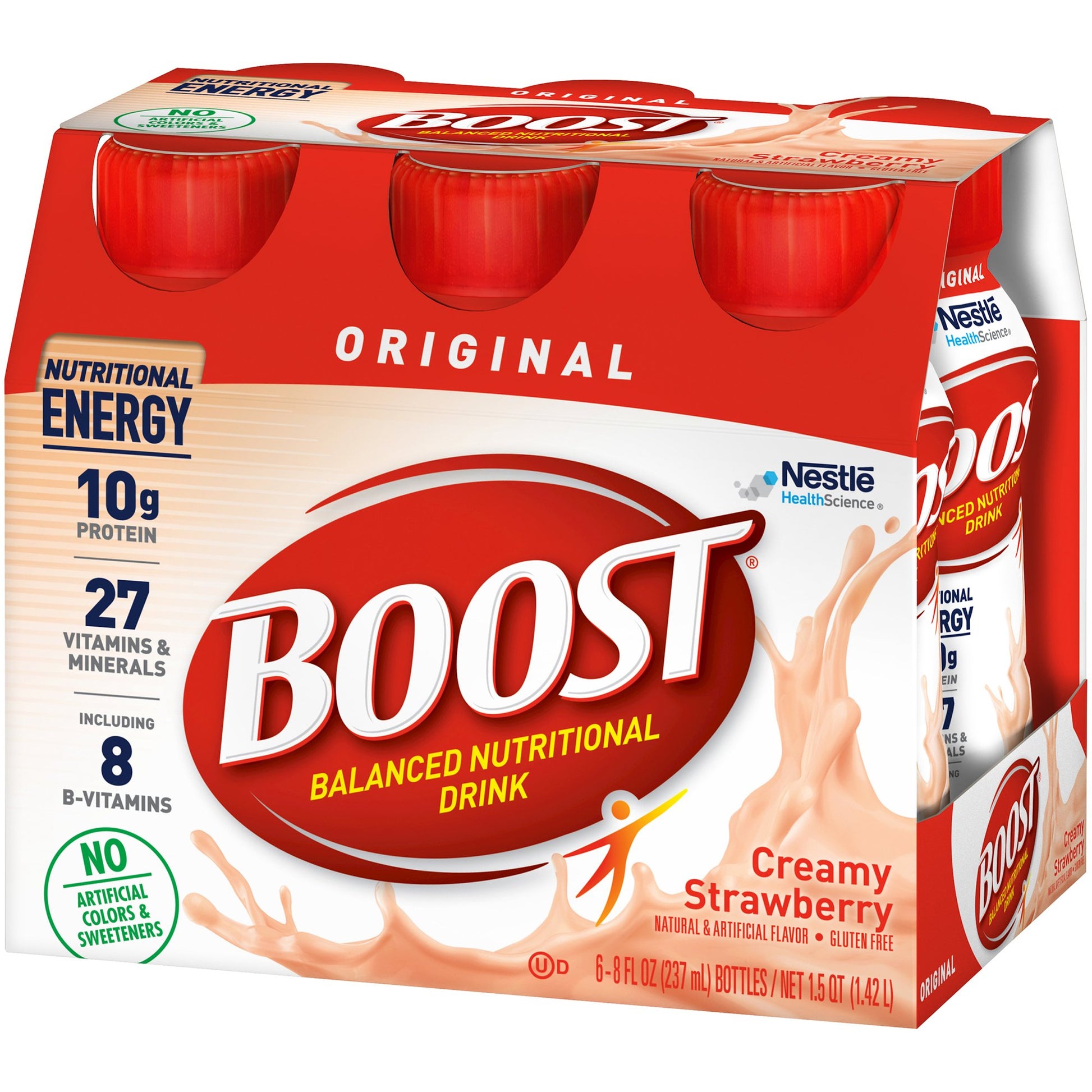 Oral Supplement Boost® Original Creamy Strawberry Flavor Liquid 8 oz. Bottle