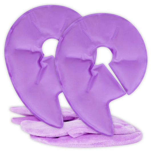 purple Hot & Cold Breast Gel Packs