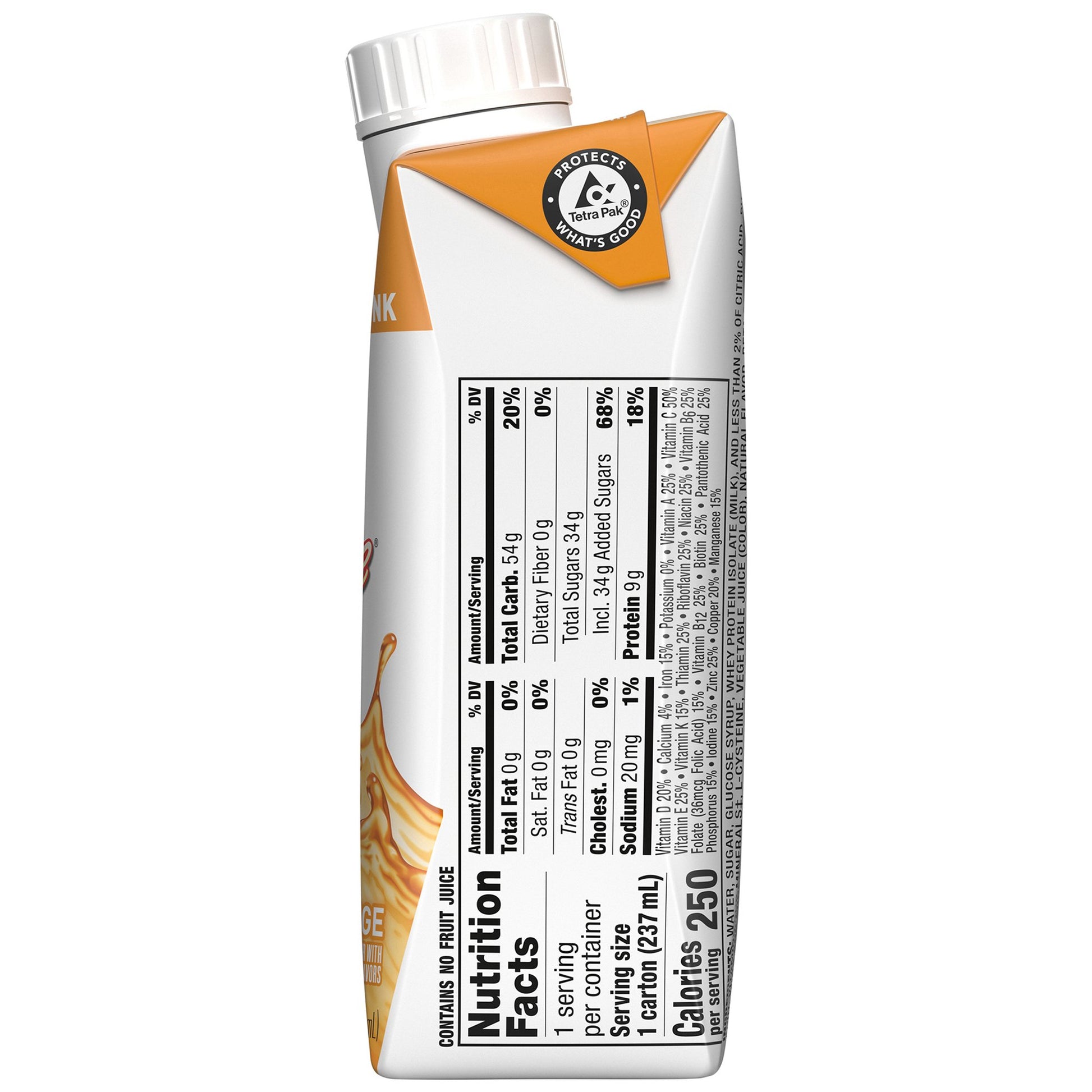 Oral Supplement Boost Breeze® Orange Flavor Liquid 8 oz. Carton