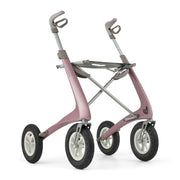 Foldable rollator on a white background