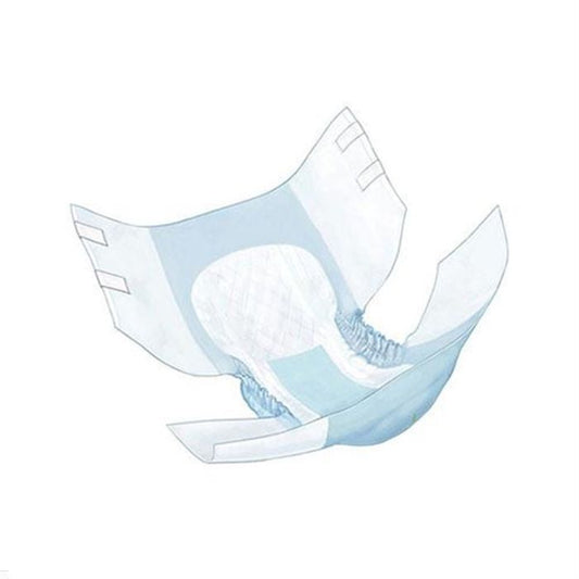 Disposable diaper on a white background