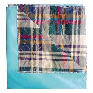 Cardinal Health Essentials Reusable Underpad – Ibex Quilted, Plaid, 34" x 36"