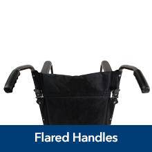 flared handles