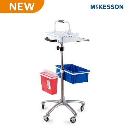 Medical cart with McKesson branding on a white background