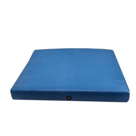 Blue cushion on a white background