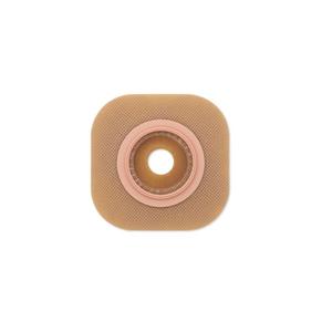 Skin-colored stoma patch on a white background