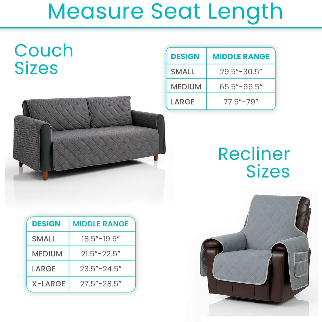 waterproof chair protector measurements 