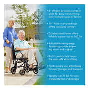 Carex Classics Transport Chair
