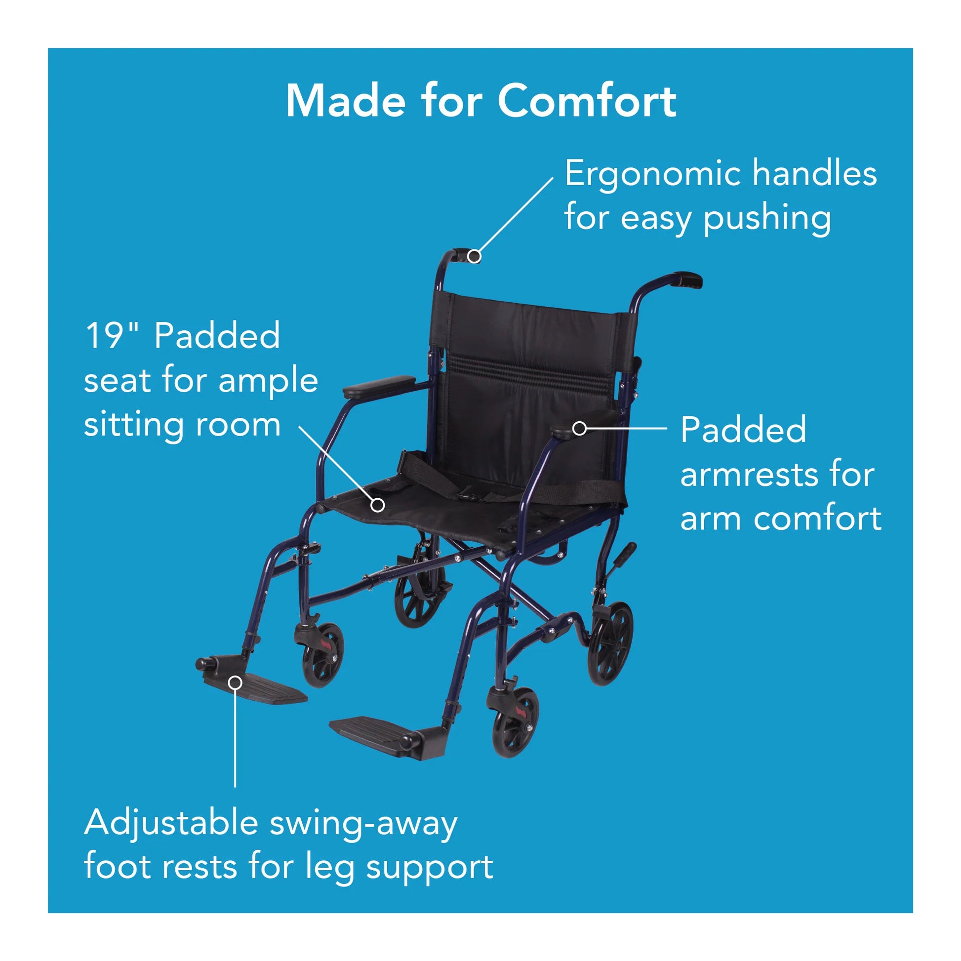 Carex Classics Transport Chair