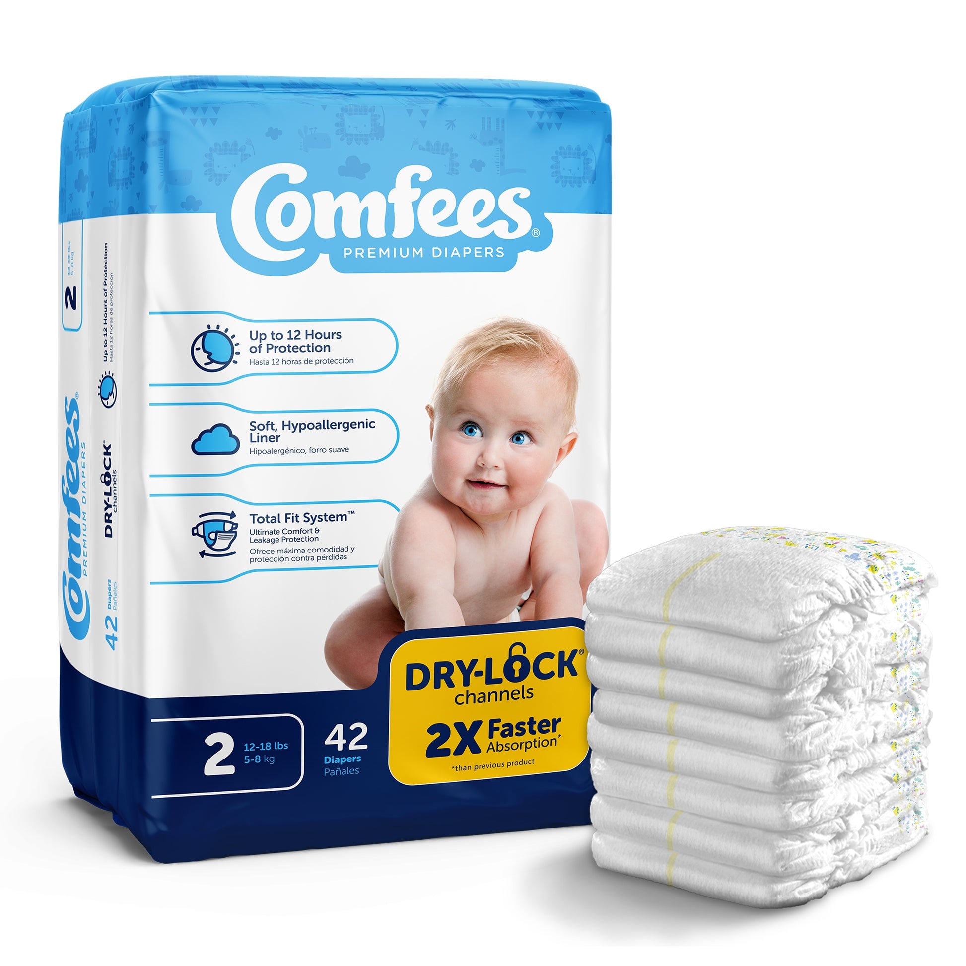 comfees premium diaper size 2