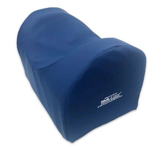 Blue cushion on a white background