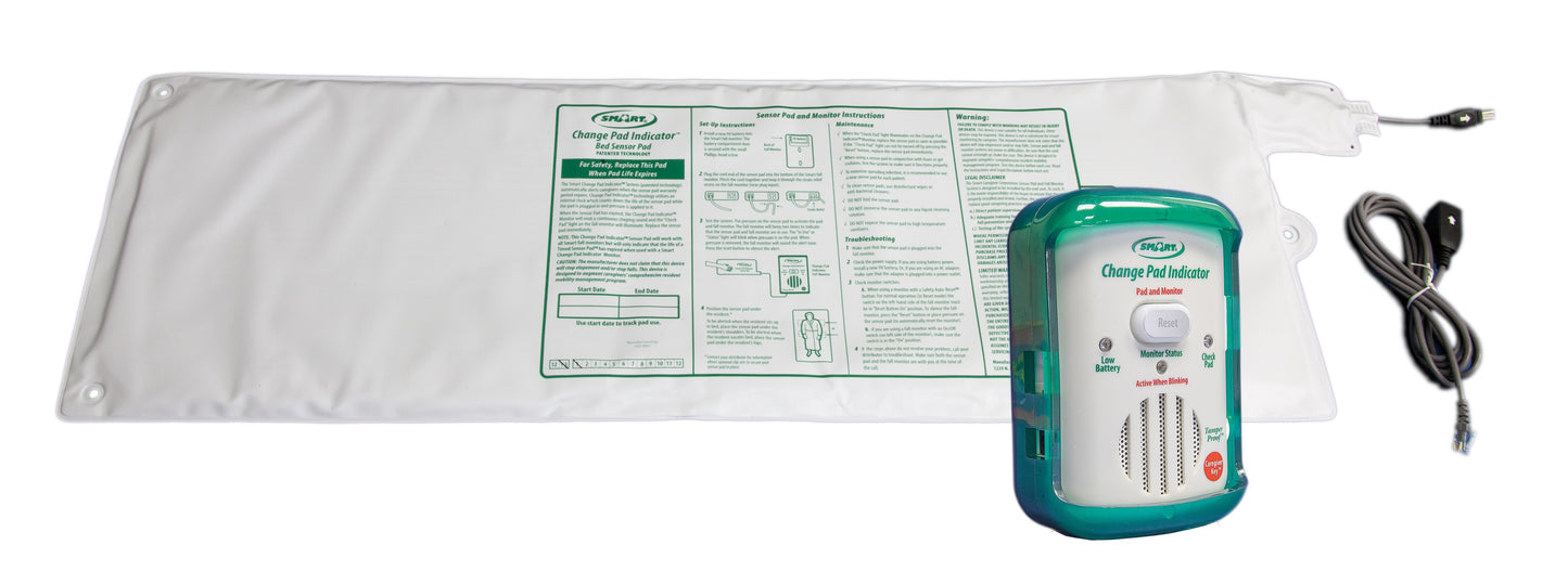 change pad with packaging and power cable on a white background