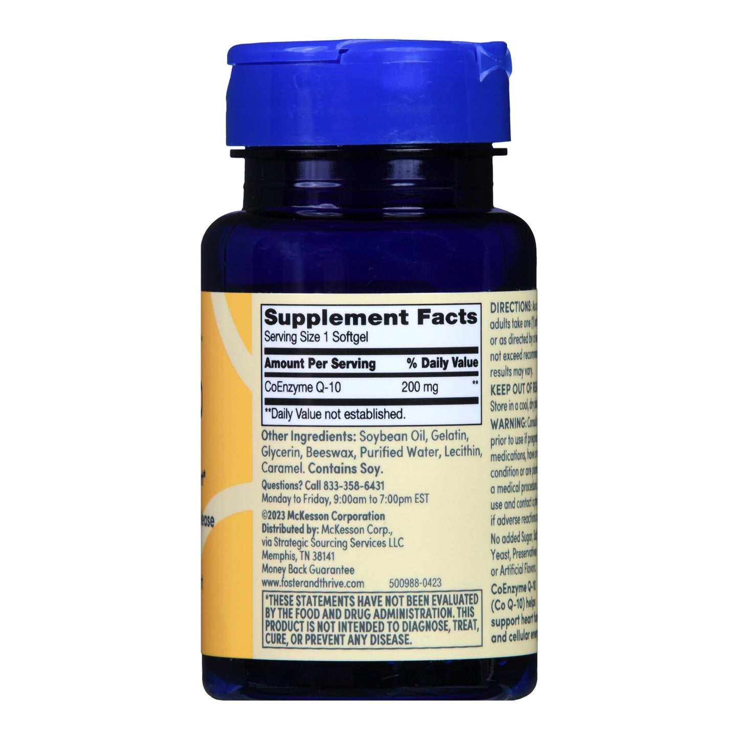 Foster & Thrive™ CoQ10 200 mg Softgels - 30 Count Bottle