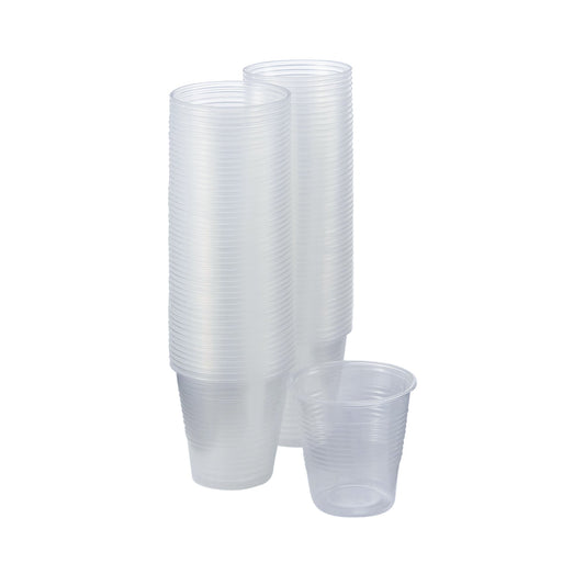 McKesson Clear Plastic Cups - 5 oz Disposable Polypropylene Drinking Cups