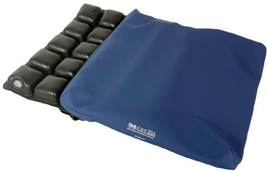 inflatable cushion with removable cover