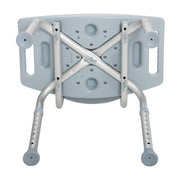 Gray and silver medical device on a white background