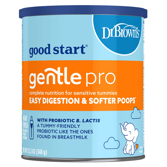 Dr. Brown's Good Start Gentle Pro baby formula can on a white background