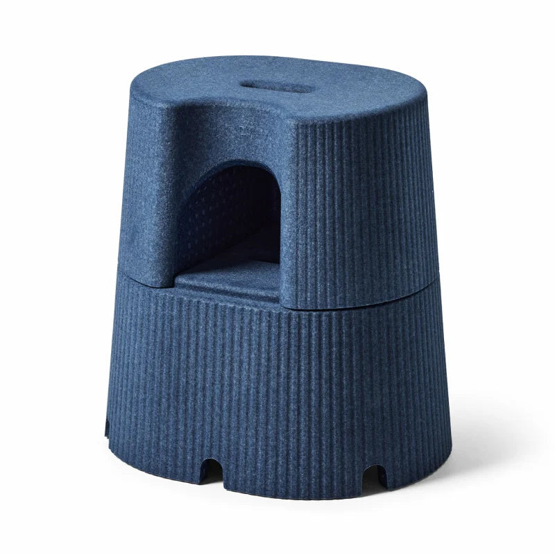 shower stool blue