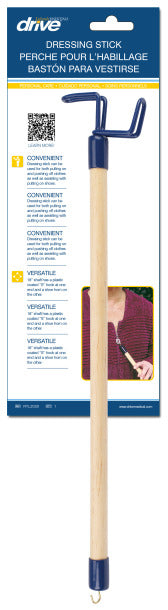 Dressing stick with packaging on a white background