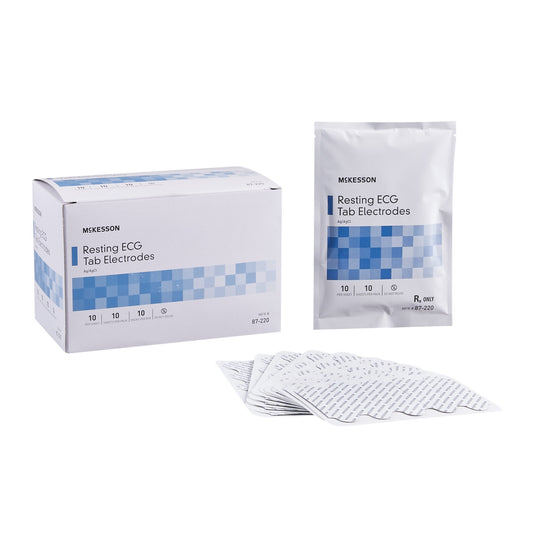 McKesson Resting ECG Tab Electrodes - Silver/Silver Chloride