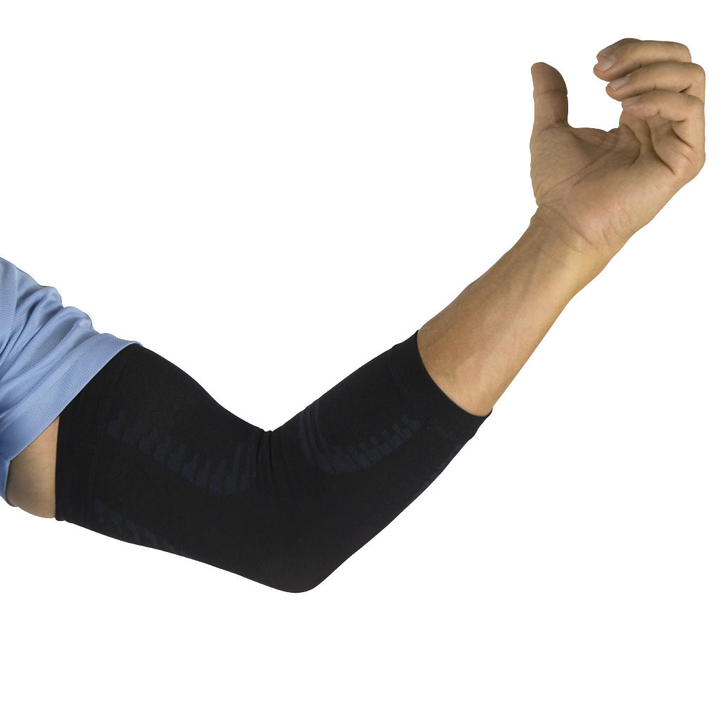 Vive Elbow Compression Sleeve Black - Joint Support for Sports &