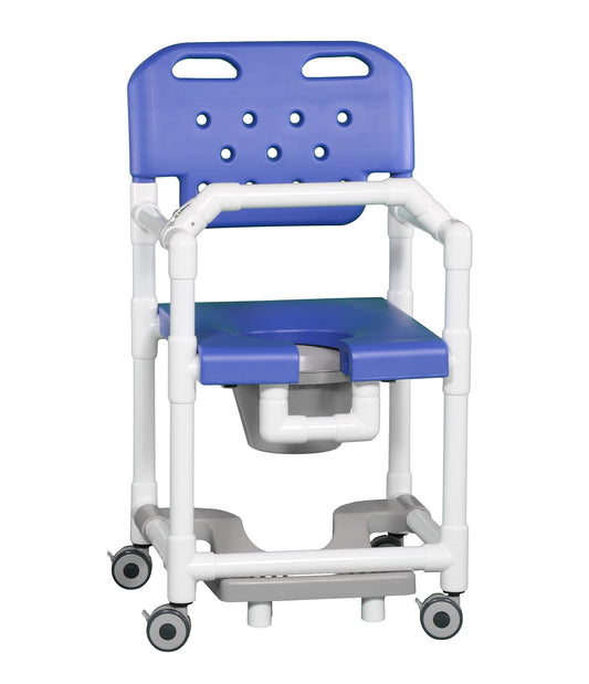Elite Shower Chair with Footrest & Lap Bar
