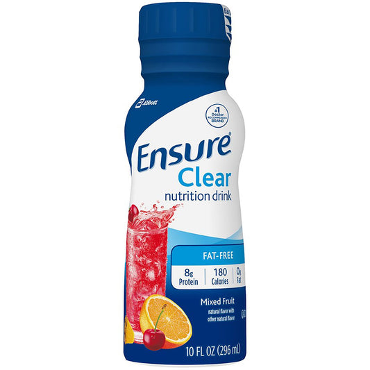Ensure Clear Mixed Fruit Flavor Liquid Oral Supplement - 10 oz Bottle