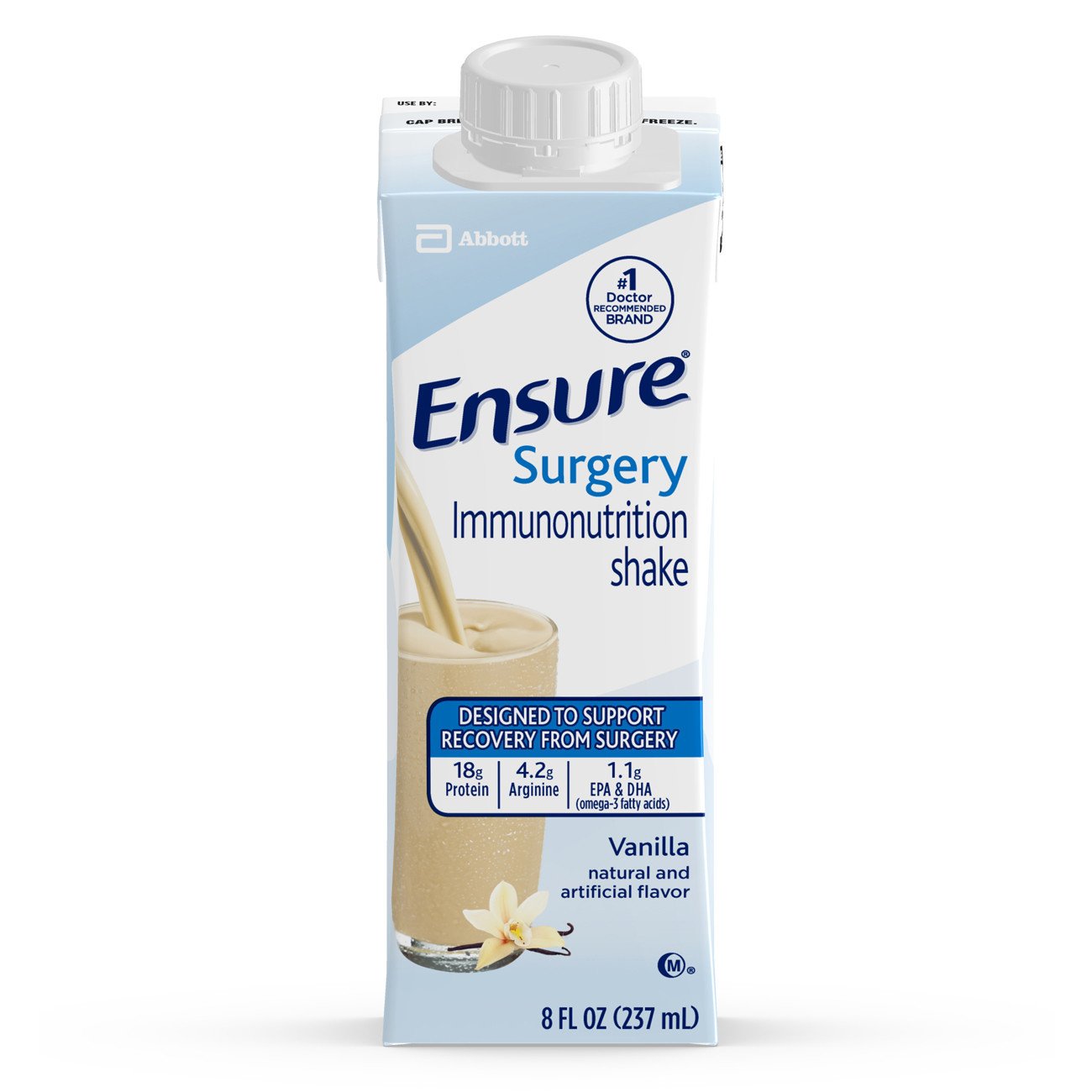 Ensure Surgery Immunonutrition shake box on a white background