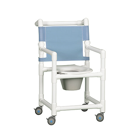 ECONOMY SHOWER CHAIR COMMODE, SLANT