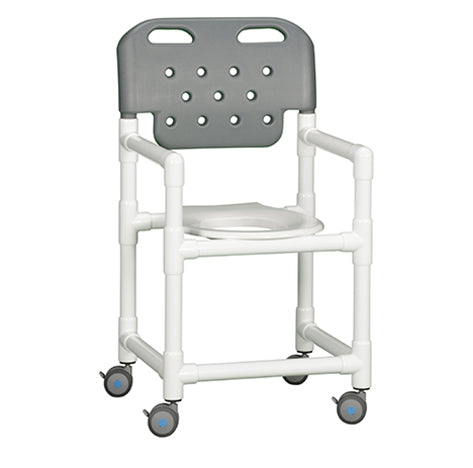 ECONOMY SHOWER CHAIR, MOLDED BACKREST