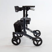 Black rollator on a white background