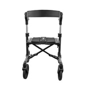 Black walker chair on a white background