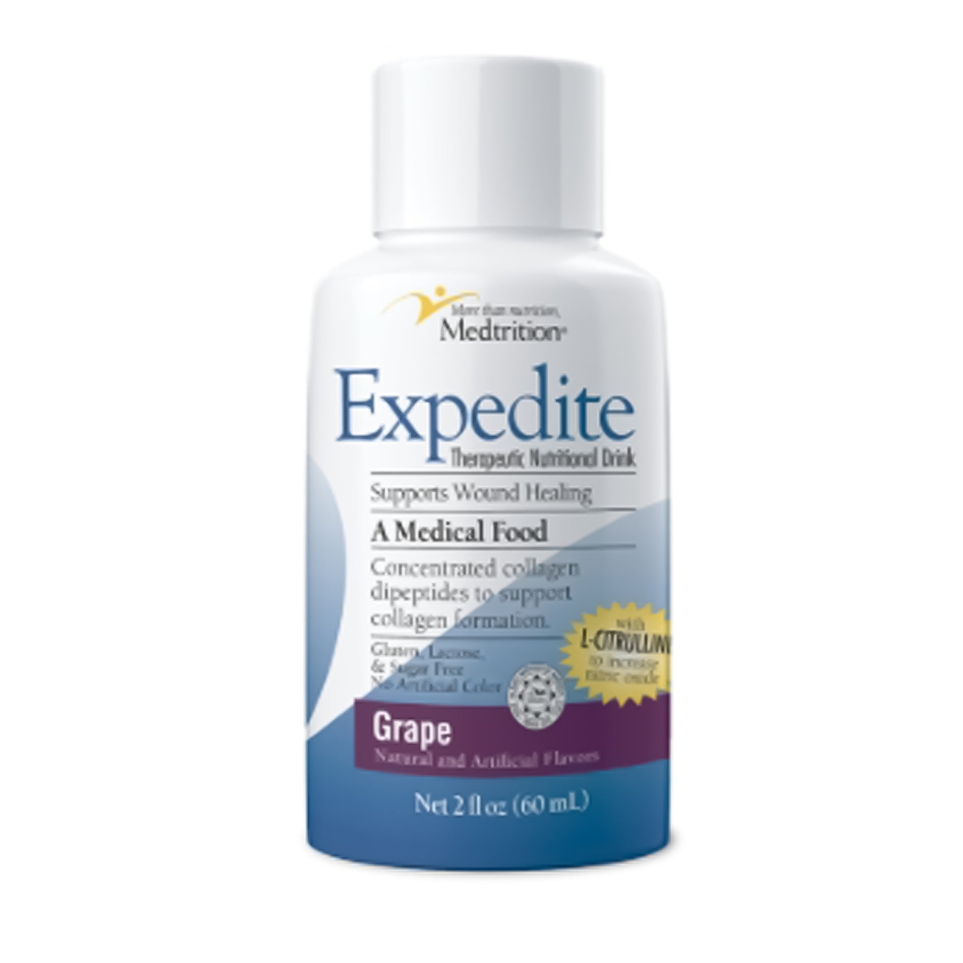 Oral Supplement Expedite Grape Flavor Liquid 2 oz. Bottle