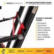 EZ Evacuation Foldable Stair Lift Chair