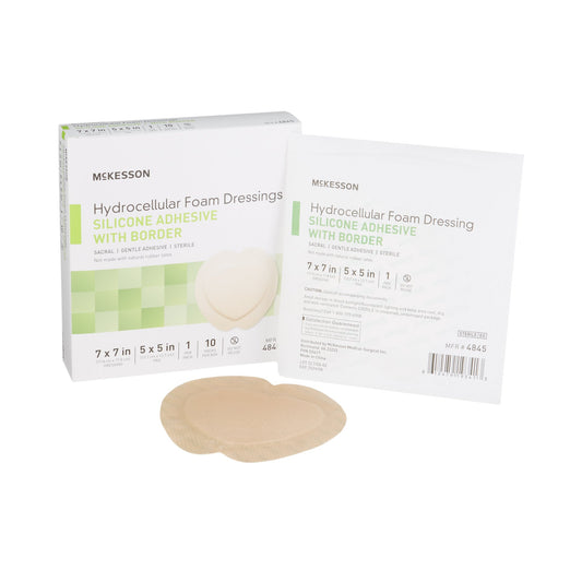 McKesson hydrocellular foam dressings packaging on a white background