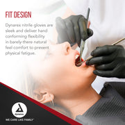 gloves being used in a dental situation