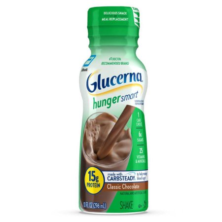 Oral Supplement Glucerna® Hunger Smart Shake Rich Chocolate Flavor Liquid 10 oz. Bottle
