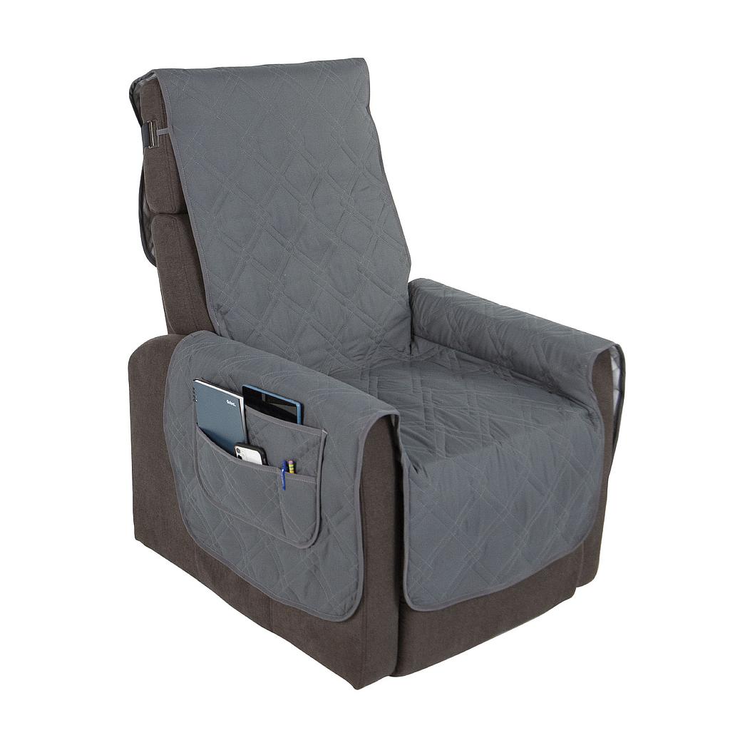 Full Chair Incontinence Pad - Waterproof Recliner Cover with Armrest Protection