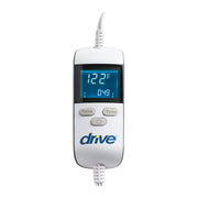 Digital thermometer with a white background