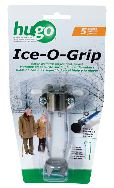 Ice-O-Grip product packaging with a winter scene and people using it.