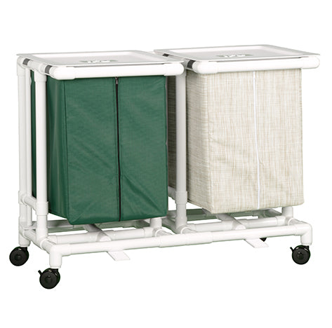 DOUBLE DELUXE JUMBO HAMPER W/FOOT PEDAL