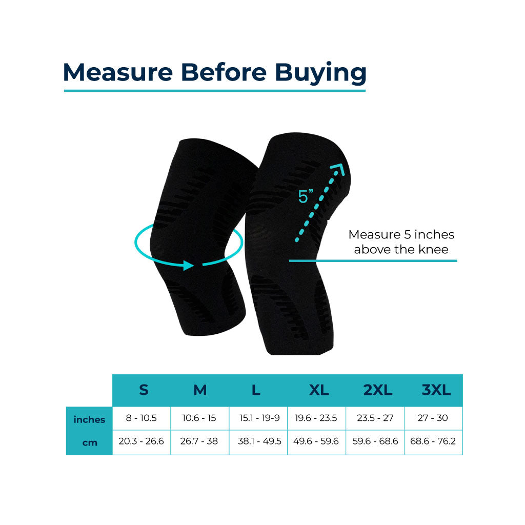 Knee Compression Sleeves - Support for Active Individuals