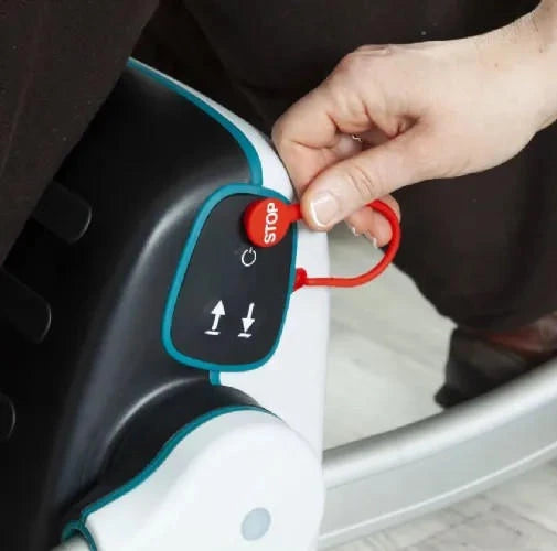 control buttons for the chair