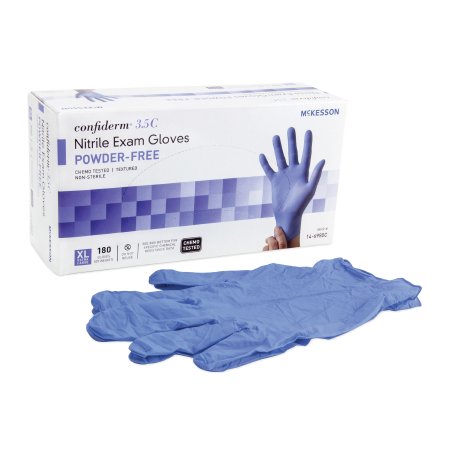 McKesson Confiderm 3.5C XL Nitrile Exam Gloves