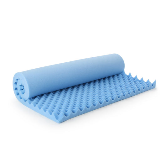 McKesson Decubitus Care Pad – Convoluted Foam Mattress Overlay 33" x 72" x 2" | Pressure Redistribution Pad