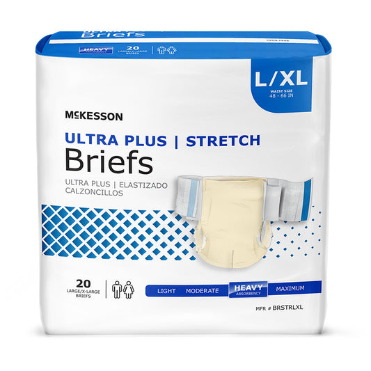 McKesson Ultra Plus Stretch Briefs – Large/X-Large