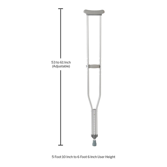 146-10402-8

McKesson Aluminum Push-Button Crutches specifications