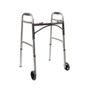 146-10210-4

McKesson adult Aluminum Folding Walker with Wheels