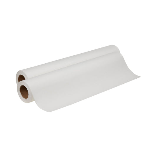 Roll of white paper on a white background